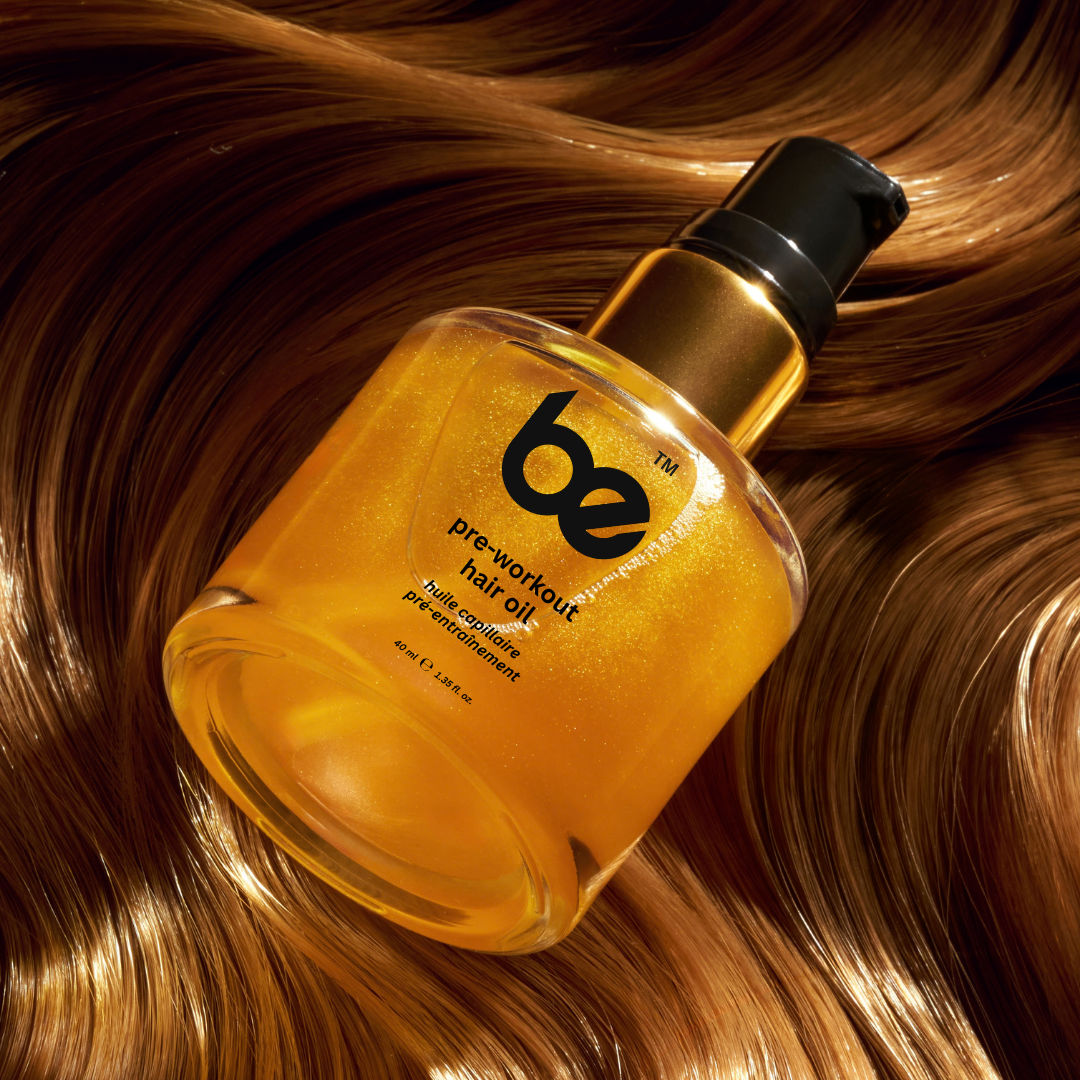 pre-workout hair oil