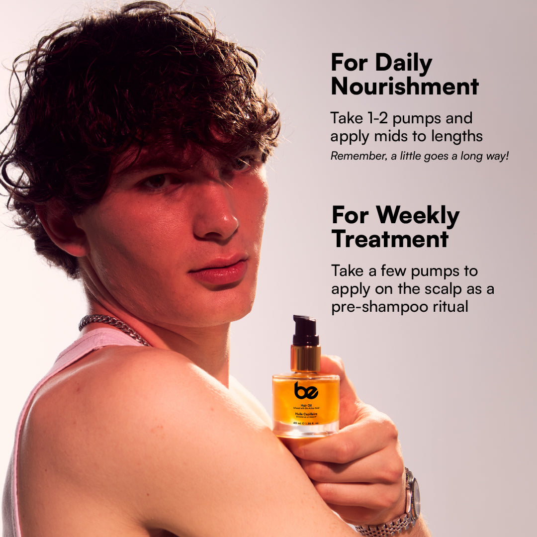 Hair Oil infused with Bio-Active Gold