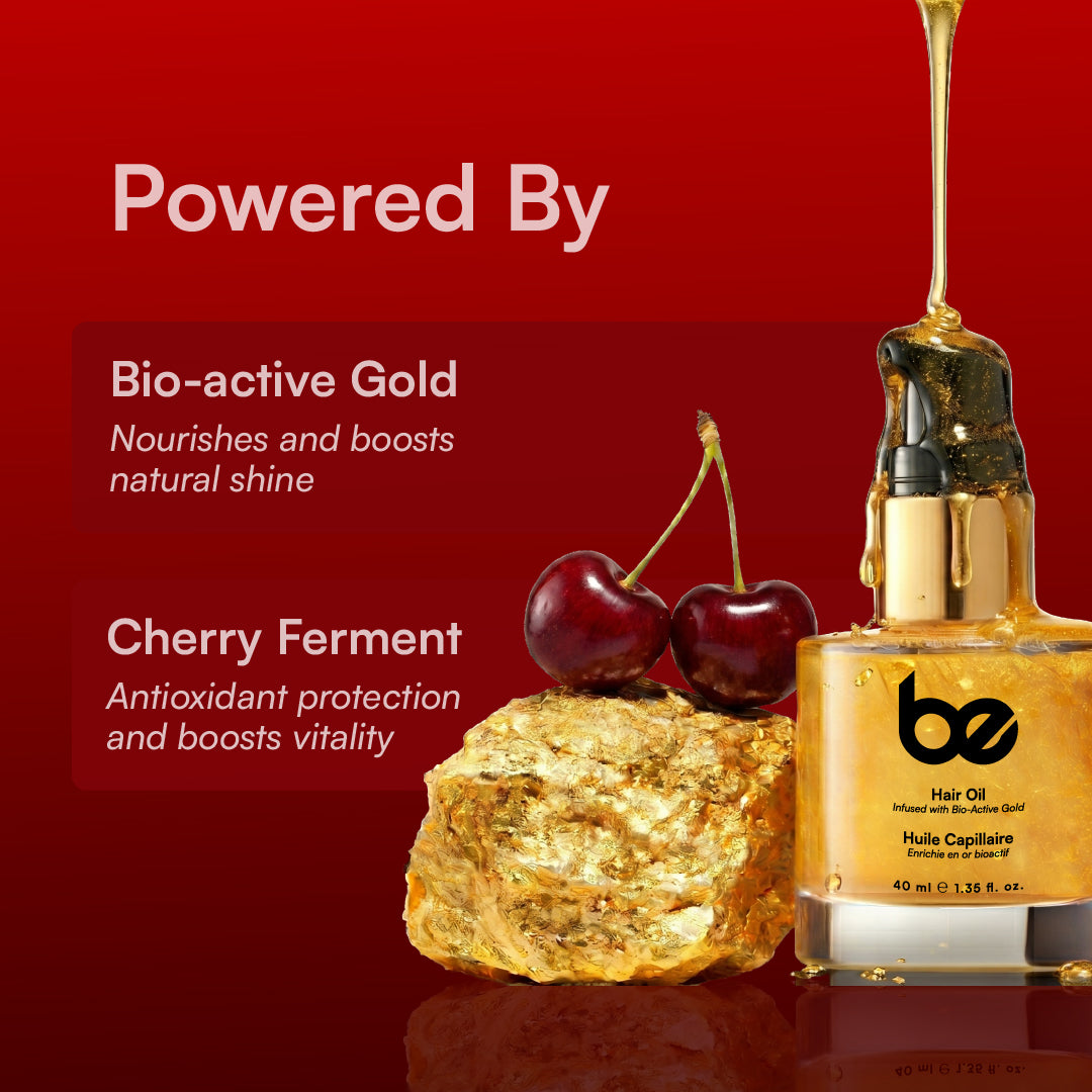 Hair Oil infused with Bio-Active Gold