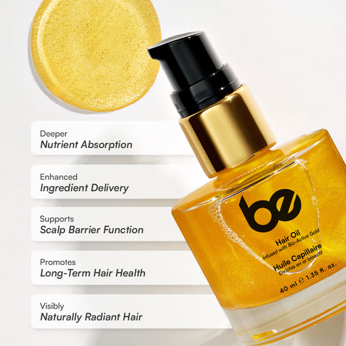 Hair Oil infused with Bio-Active Gold
